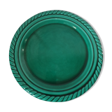 Vallauris ceramic green dish