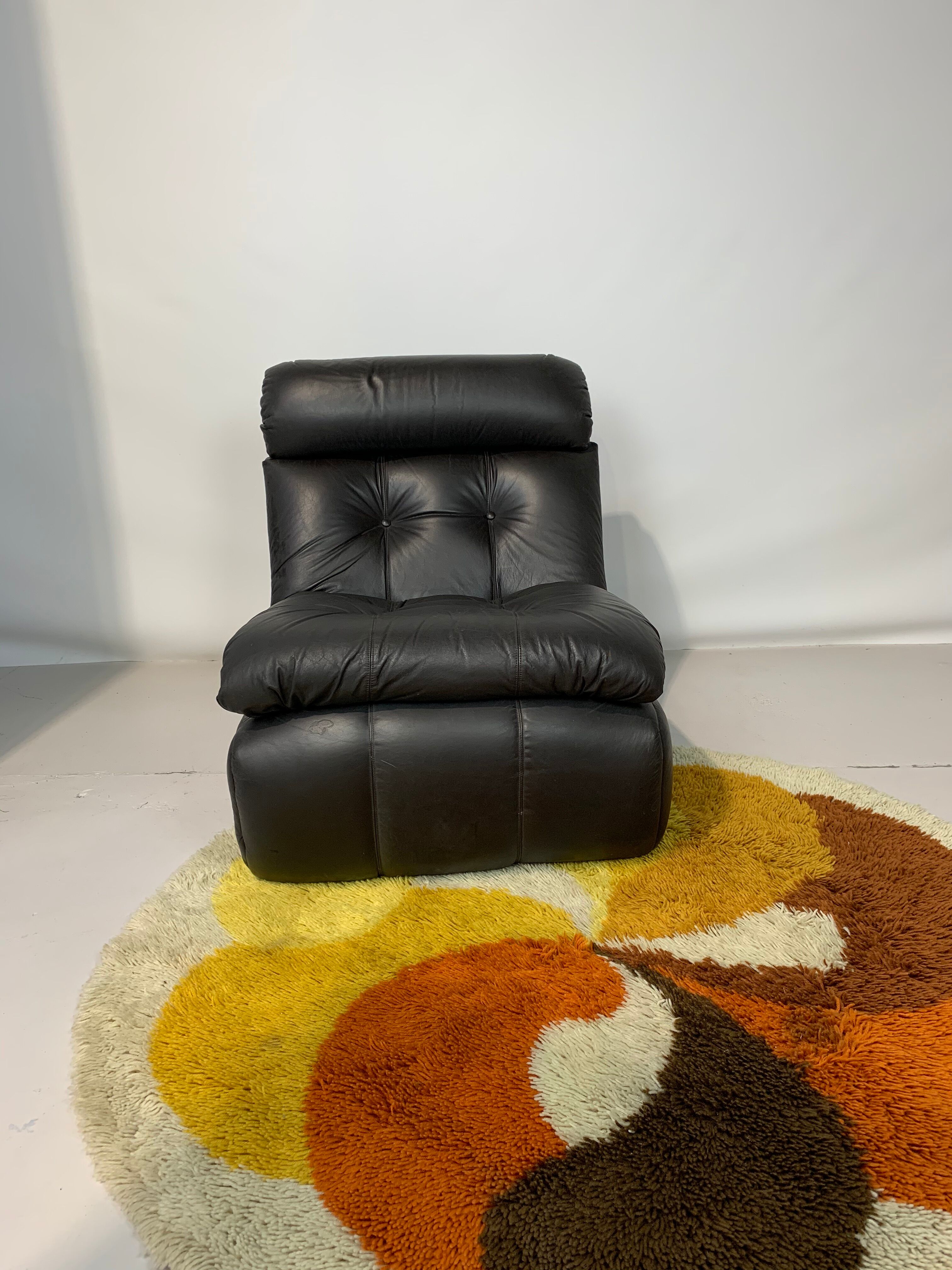 Brown leather heater