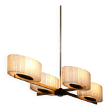 Pendant chandelier 1960 Arlus