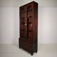 Late 19th Century English Display Bookcase with Glazed Doors & Drawers