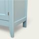 Vintage Parisian wardrobe in grey-blue green.