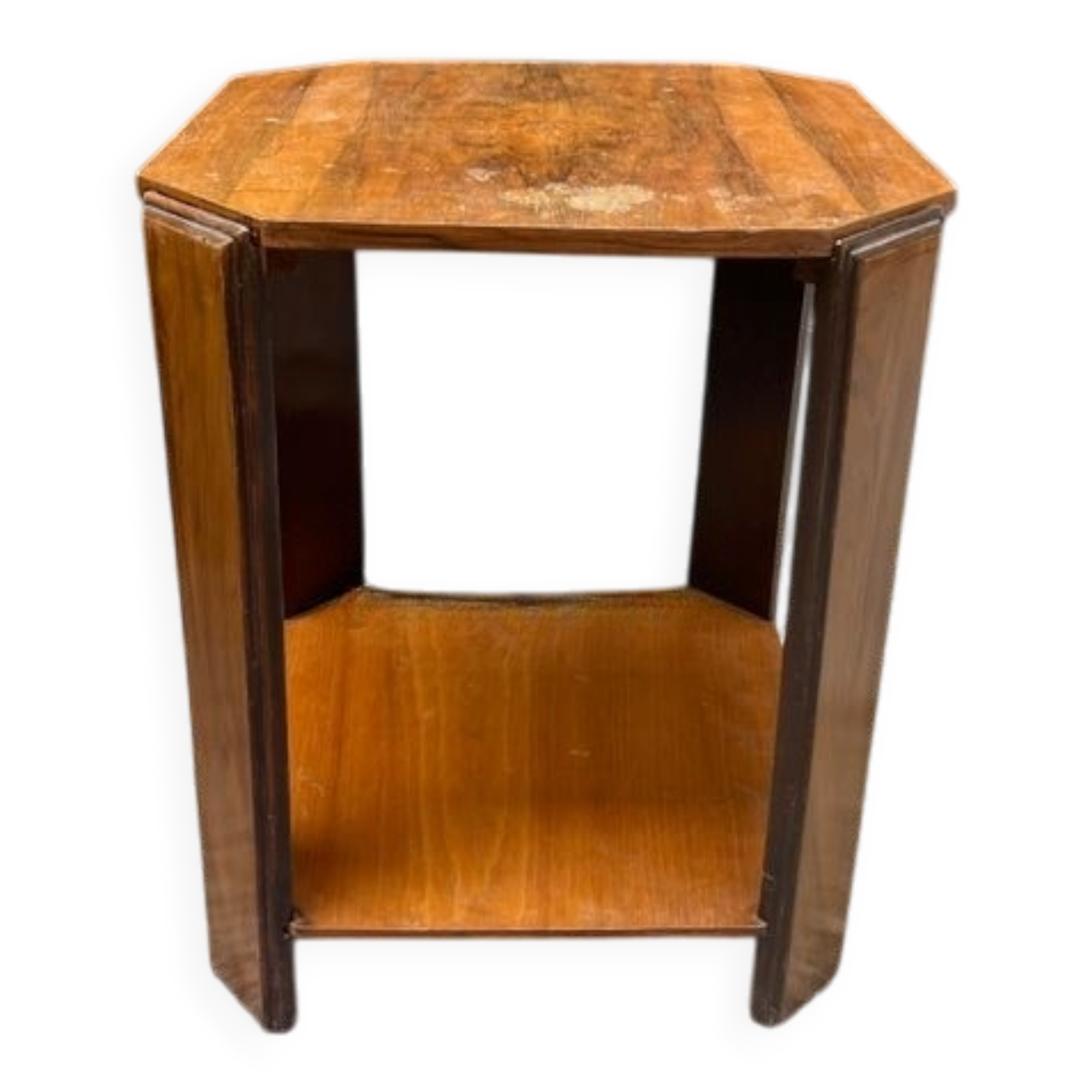 Gueridon art deco / table d'appoint ancienne, vintage