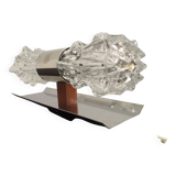 Space Age double glass wall lamp by Raak, Netherlands circa 1970