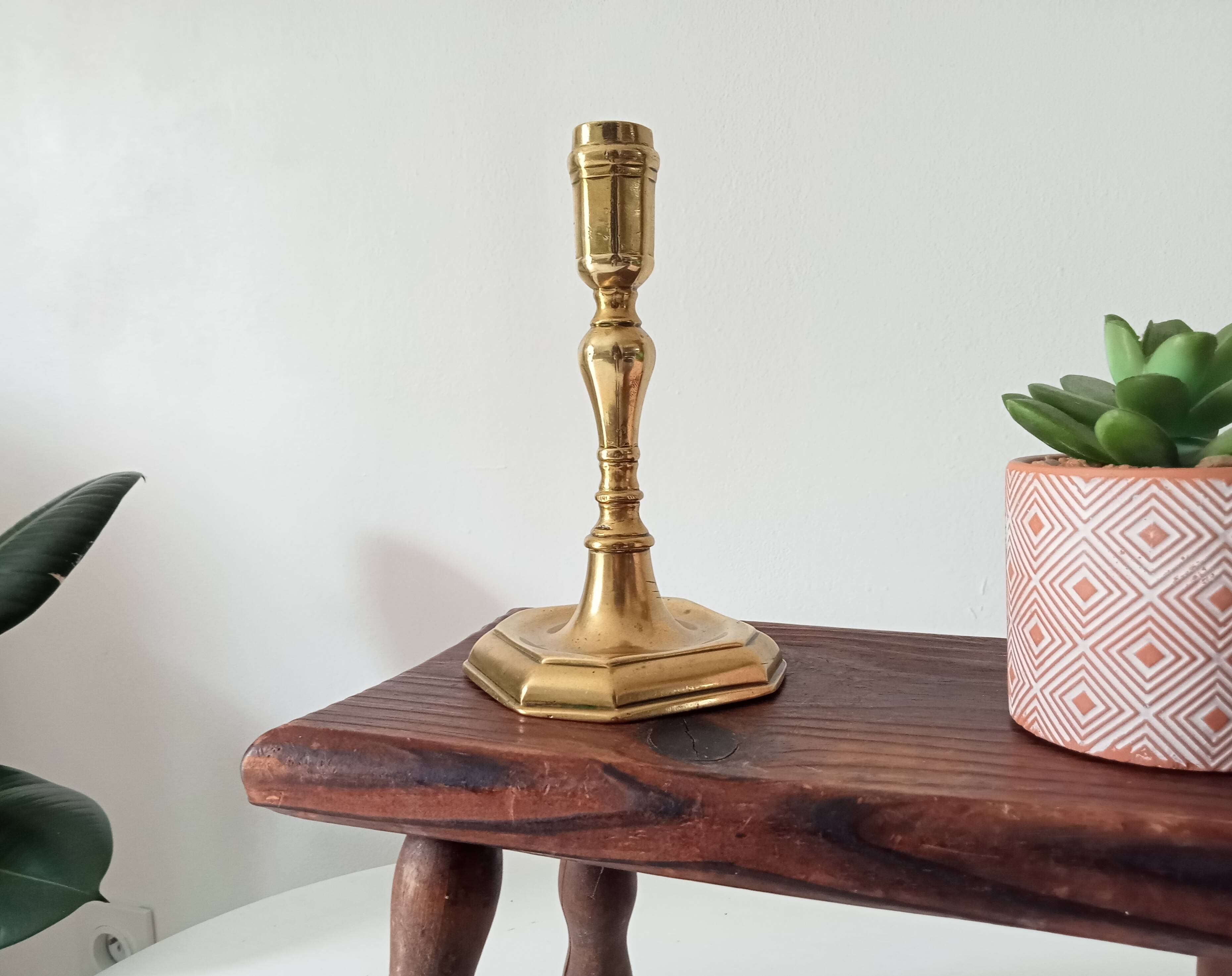 Antique candlestick, early 18th century, Regency style