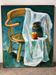 Still life on a chair, signed Miguel Anibal 98
