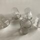 Set of shots crystal cups baccarat scale around 1900