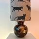 Charming table lamp for cat lovers - newly assembled