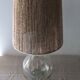 Vintage demijohn XL lamp in glass and jute rope