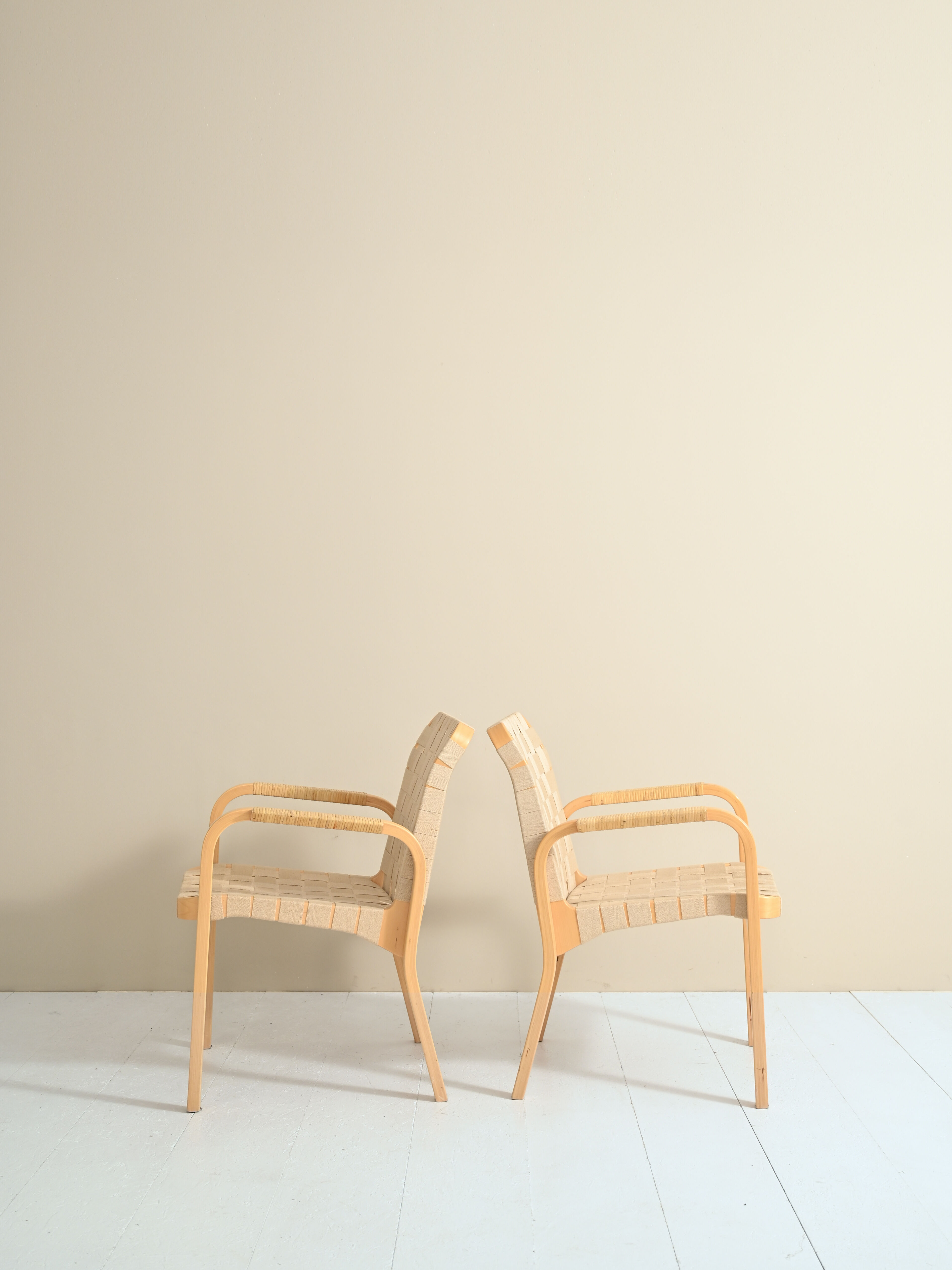 'Model 45' Armchairs by Alvar Aalto
