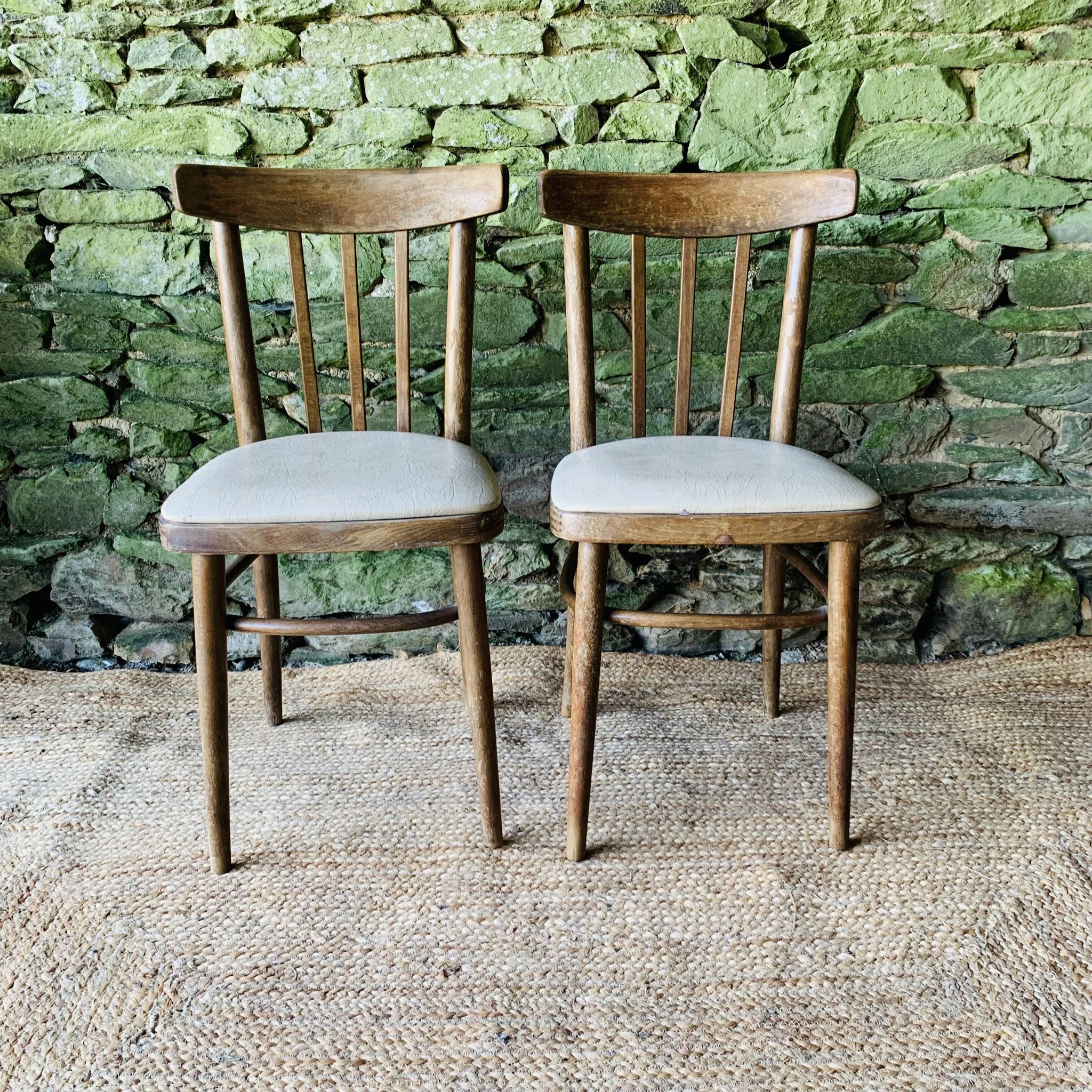 Pair of bistro chairs