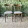 Pair of bistro chairs
