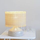 Large enamelled ceramic lamp by Jean CHATONEY