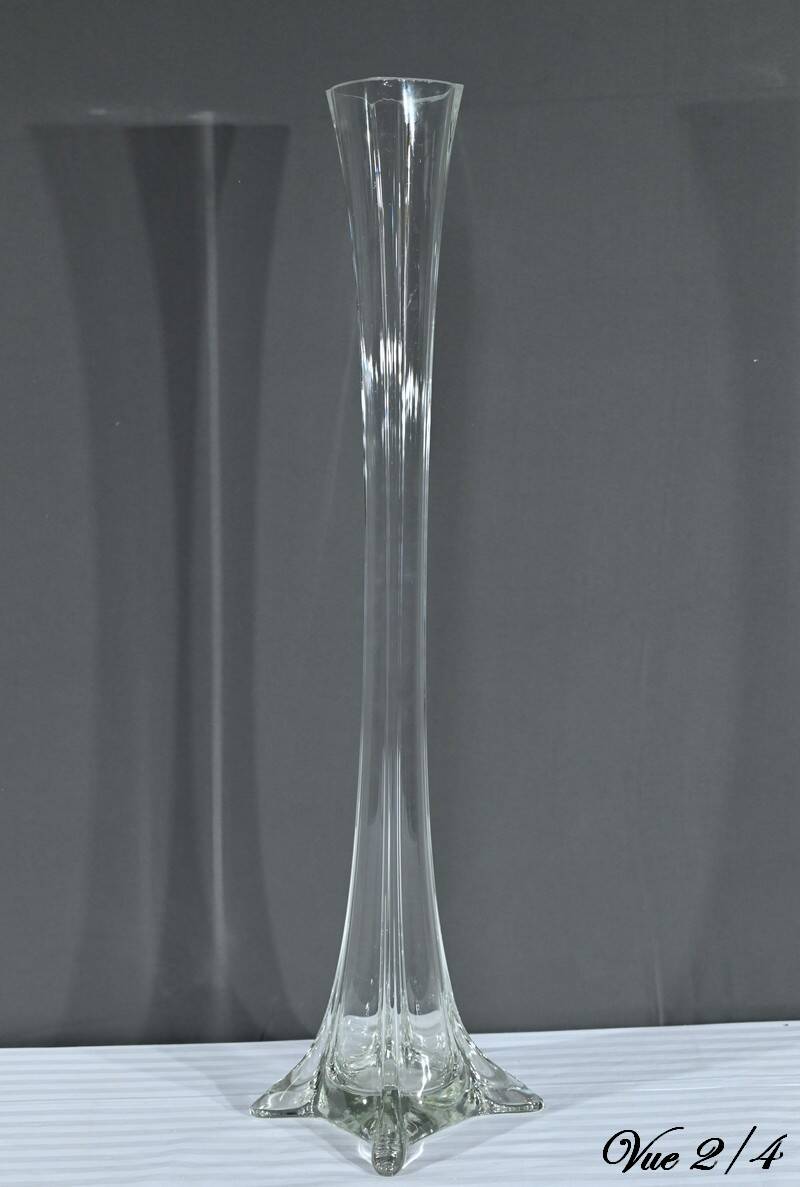 Important Soliflore Glass Vase, Art Deco Period – 1930