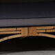 Daybed rotin Louis Sognot 1960