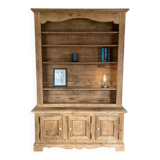 Restored two-body oak sideboard/bookcase