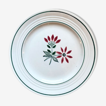 Flat plate "Gigi" in semi-porcelain Ceranord