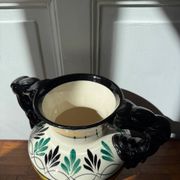 Vase Quimper en céramique – décor peint main