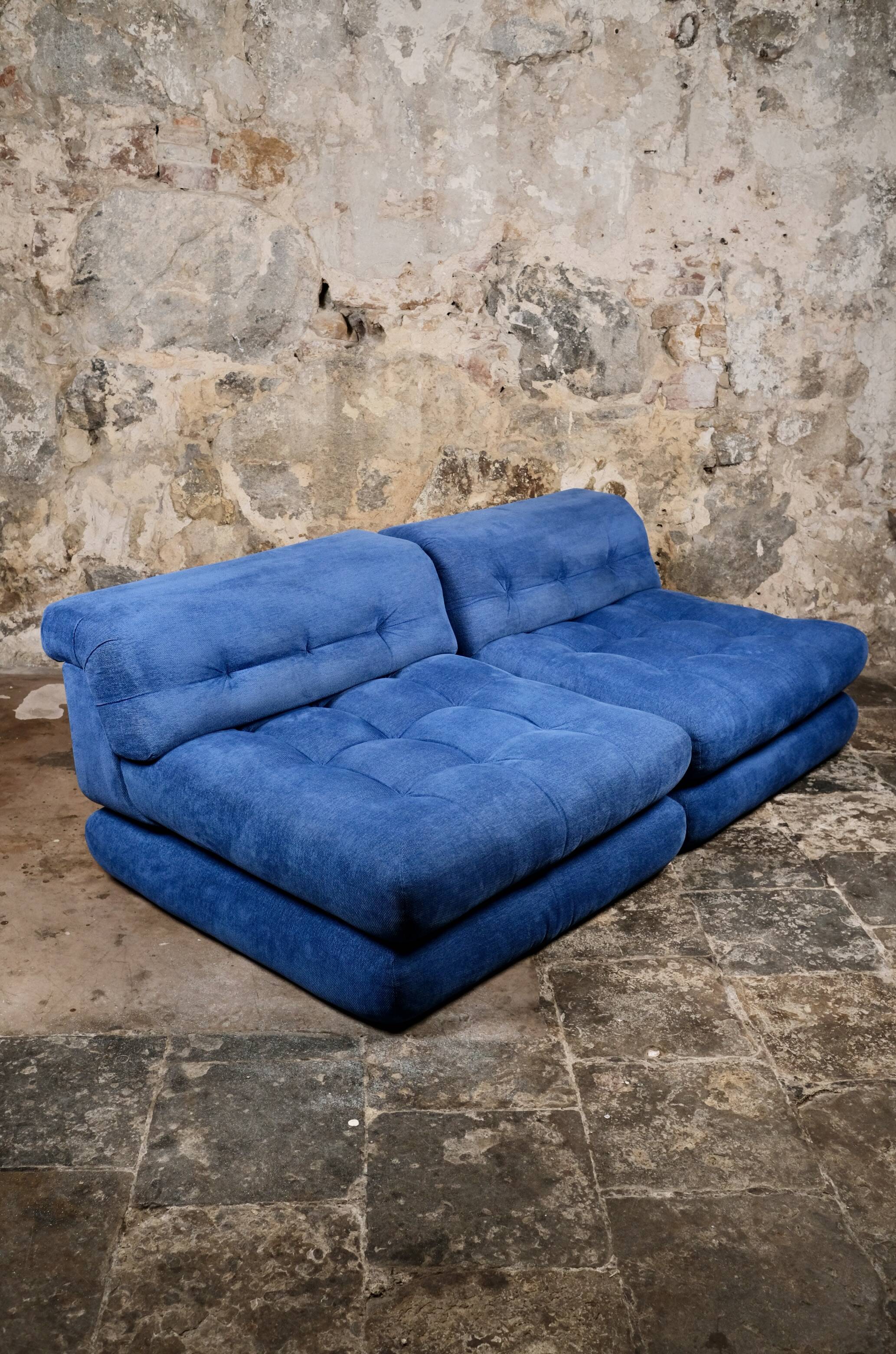 First edition Mah Jong sofa, by Hans Hopfer for Roche Bobois, 1970s