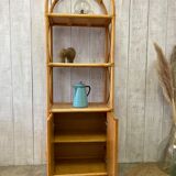 Vintage rattan floor