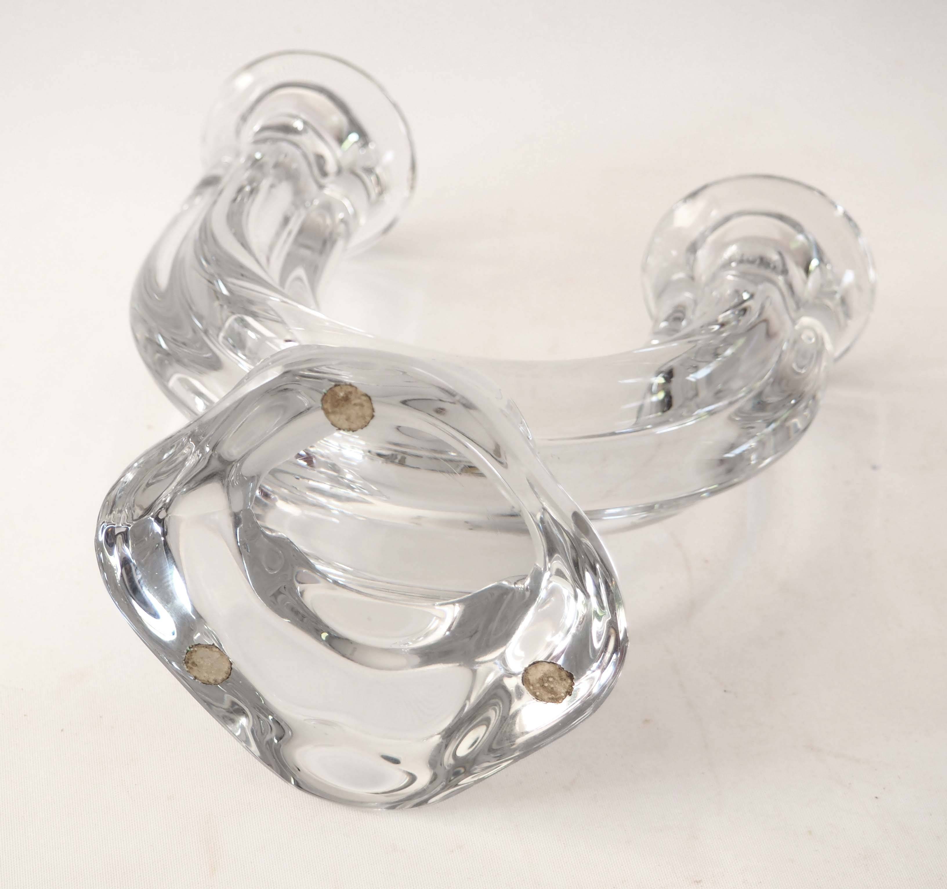 Vannes crystal candle holder