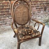 Bamboo armchair and adult canning