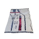 Tapis berbère en laine fait main