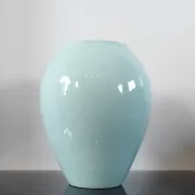 Vintage glazed ceramic vase