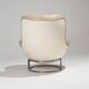 FAUTEUIL EN CUIR KARATÉ MICHEL CADESTIN, 1970s