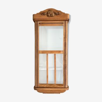 Restored art deco wooden showcase