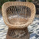 Garden lounge in rattan 1970