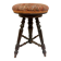 Antique adjustable piano stool in turned wood