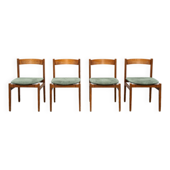 Chaises de salle à manger N° 104 par G. Frattini pour Cassina, 1961, lot de 4