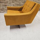 Swivel living room armchair year 1970