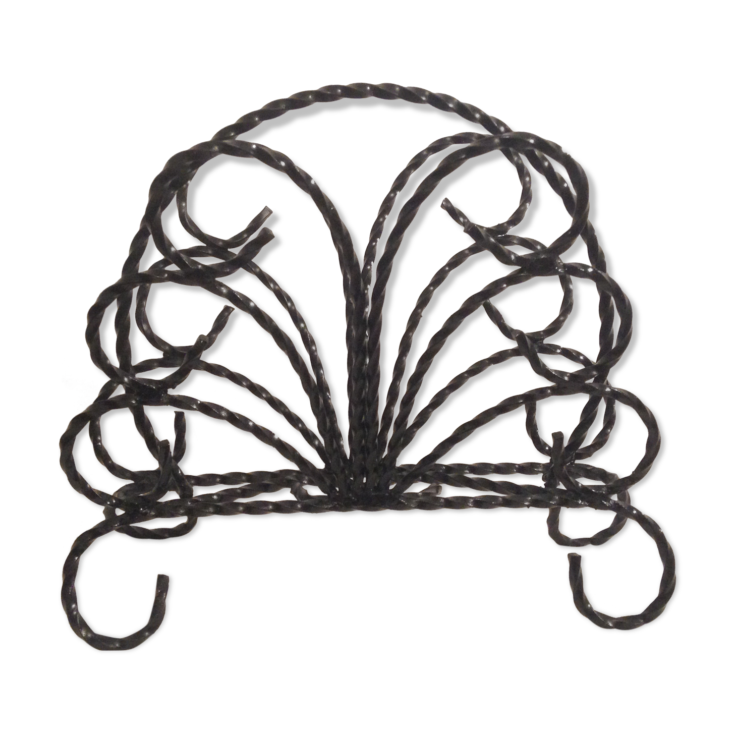 Magazines year 60 Black vintage wrought iron door