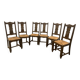 Beautiful straw-seated Breton chairs