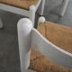 Set of four beechwood chairs, Italian design, 1980s, made in Italy