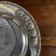 Art Deco silver plated footed bowl by Romepla 1930 floral decoration