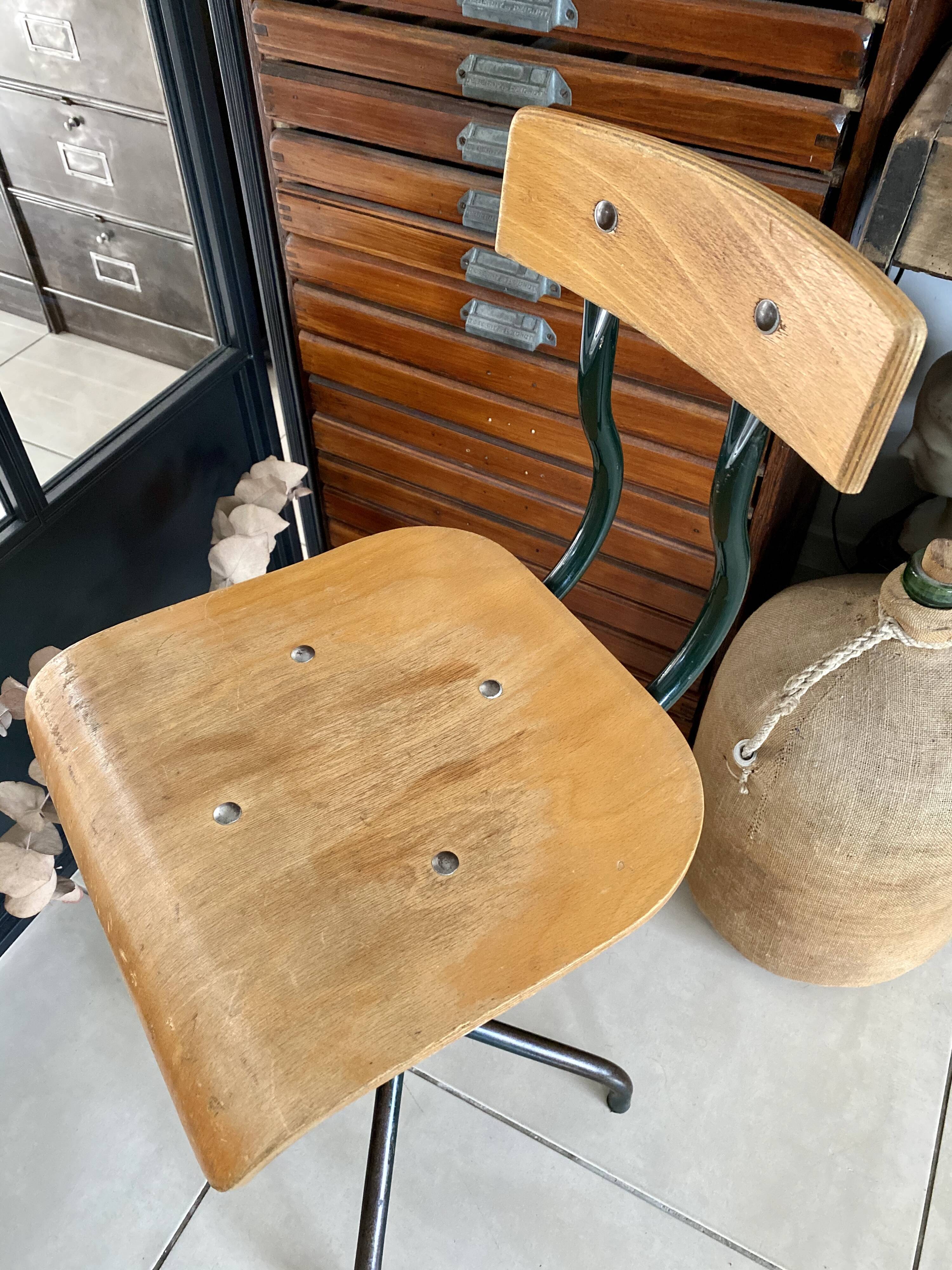 Former industrial workshop chair