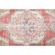 Vintage Turkish Oushak Handmade Wool Cotton Red Area Rug 142x223