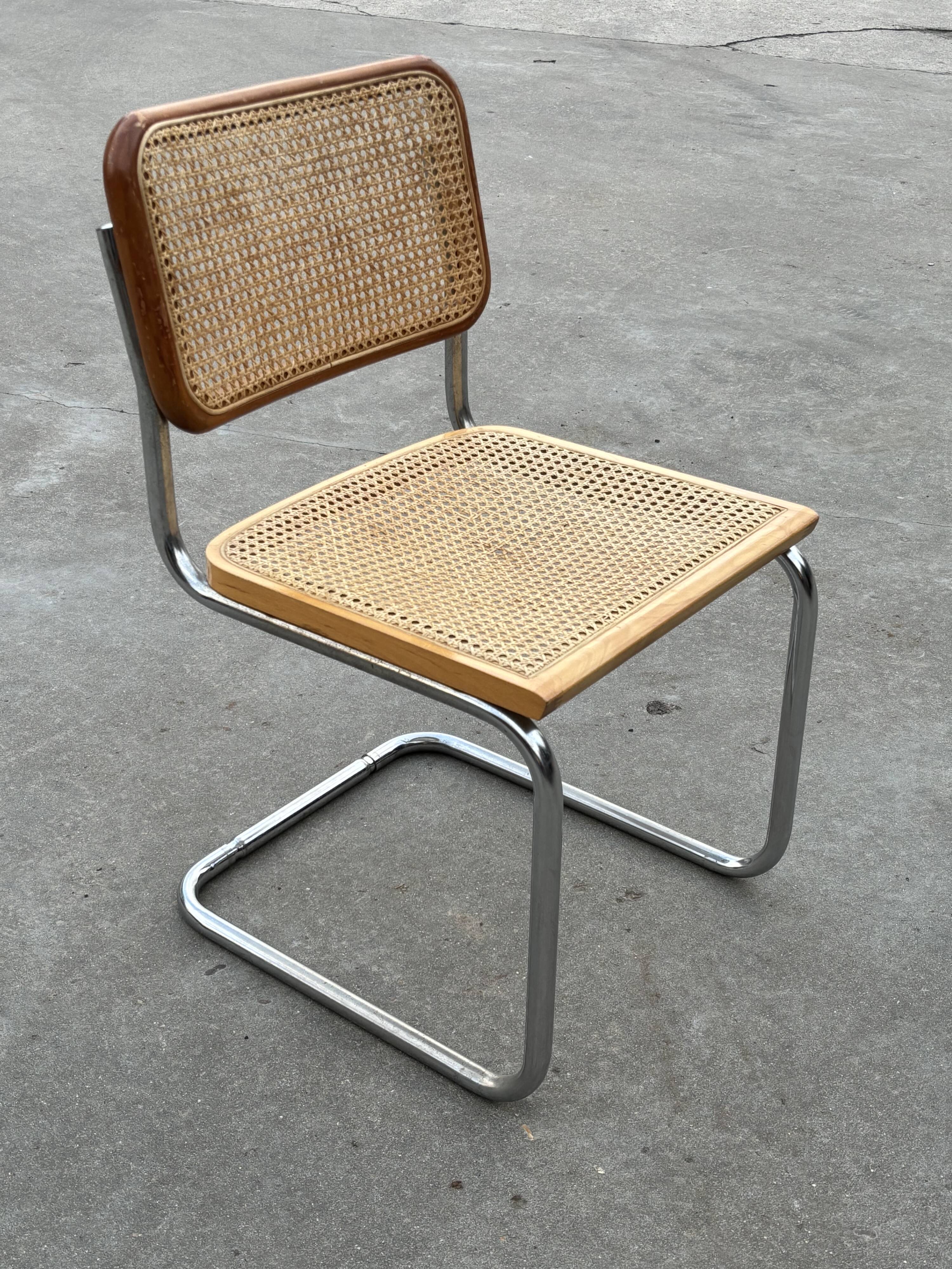 Vintage Cesca design chair b32 chrome model