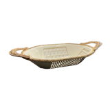 Serrated porcelain dish