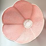 Pink cane lampshade