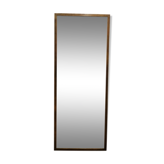 Miroir scandinave rectangulaire en teck 125 cm x 49 cm