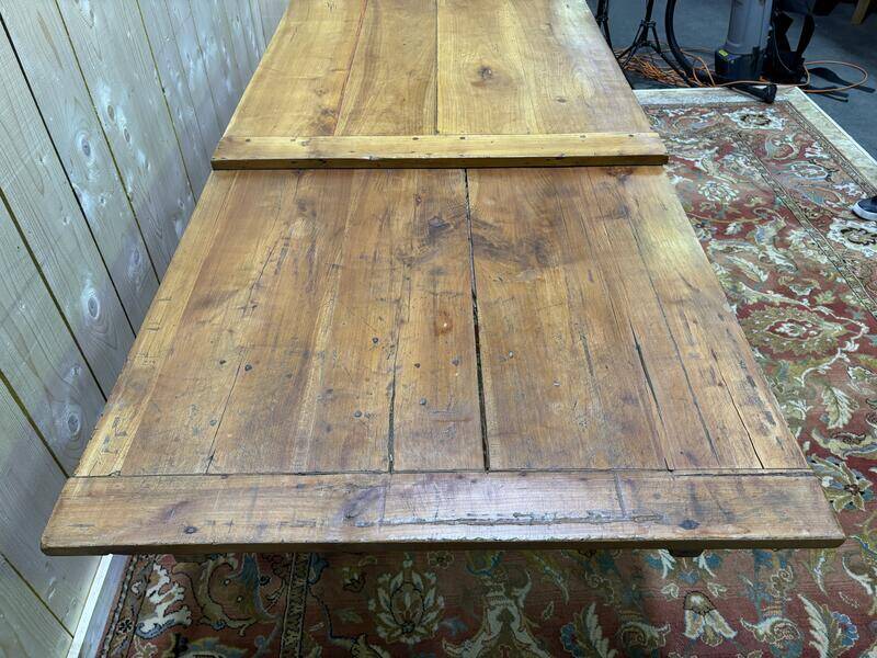 Table à manger avec planche à pain 10 personnes de style Louis philippe