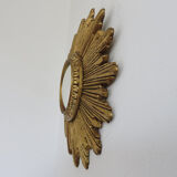 Sun mirror 60s 70s 25x25cm