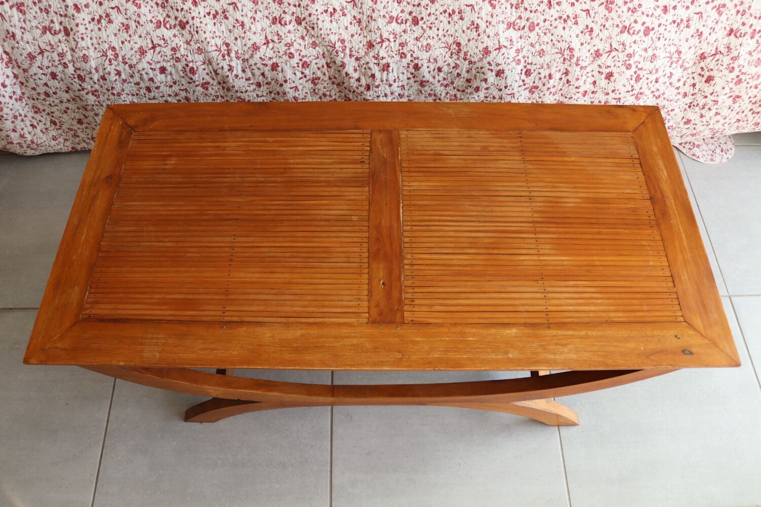 Table basse vintage en bois