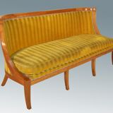 Empire walnut hooded sofa