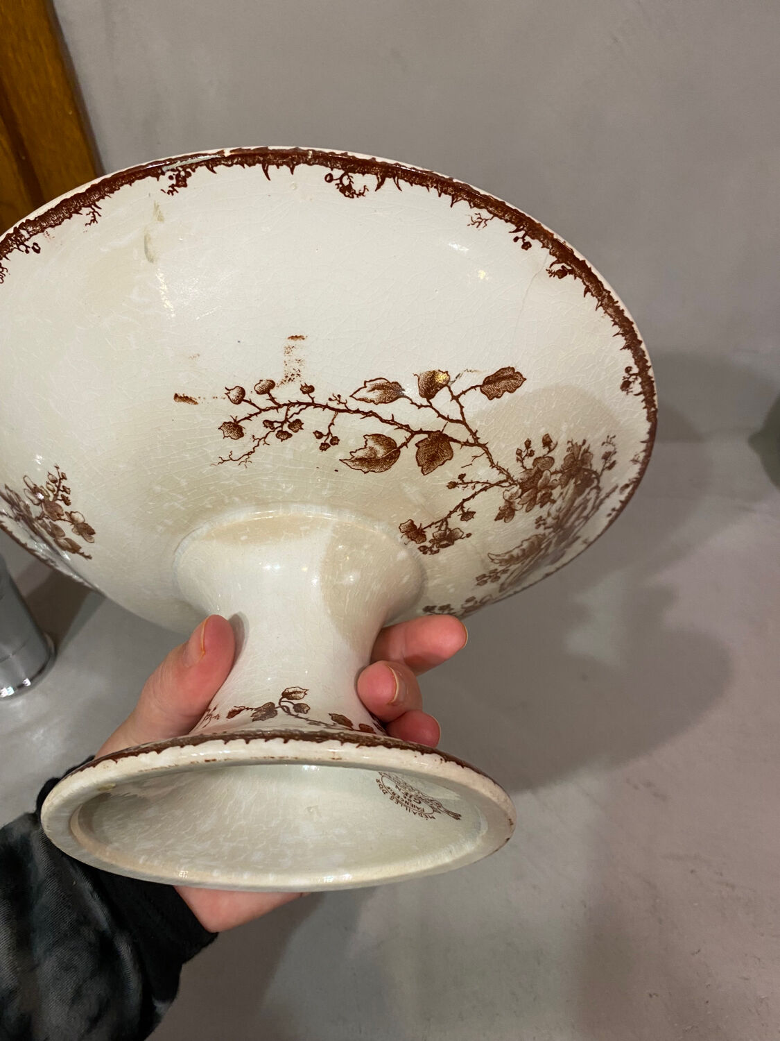 Gien gold medal warbler fruit bowl