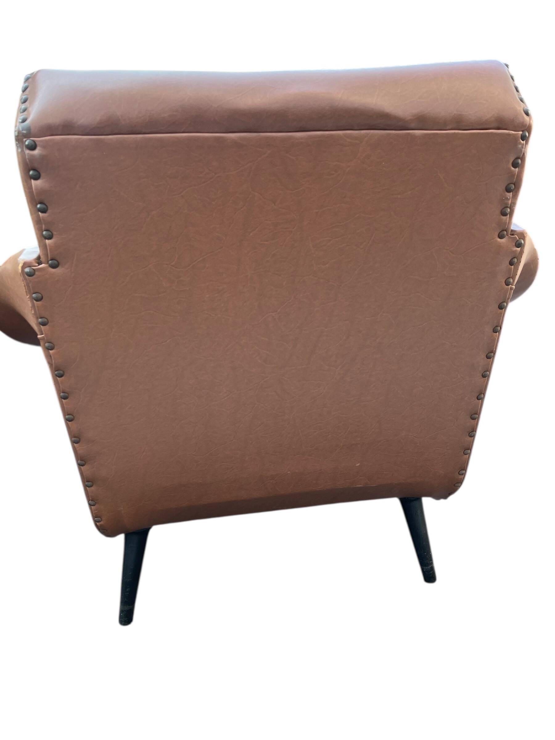 2 Vintage Armchairs - Mid Century Modern Style