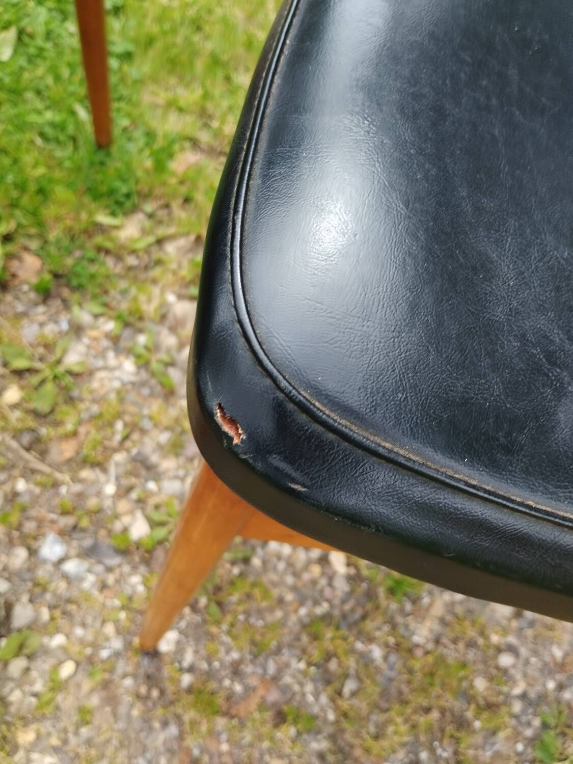 Series of 6 old Scandinavian design chairs